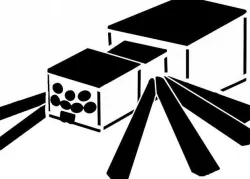 Minecraft spider stencil