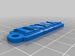 My Customized Multiline Tag or Keychain