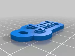 My Customized Multiline Tag or Keychain
