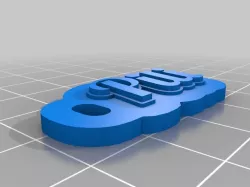 My Customized Multiline Tag or Keychain