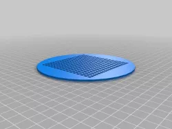 My Customized Parametric grid and vent for a tube