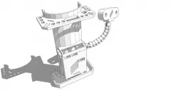 OctoPi Tools and camera holder for FLSUN QQ