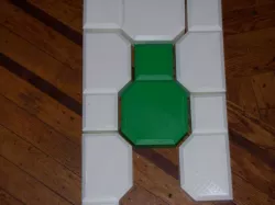 Patio paver cobble & cobble edger blocks.