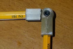 Pencil joint lockable M3 screw and nut