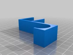 Pex water Line bracket for filament sample spool