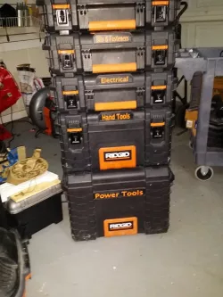 Ridgid tool box labels