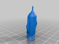 Rocketship 1x1x1.2in