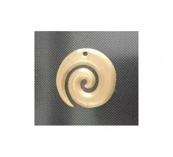 spiral necklace pendant