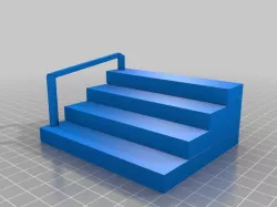 Stairs And Grind Rail 