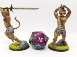 Tabaxi Barbarian for 28mm tabletop gaming