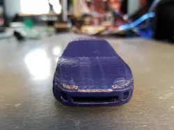 Toyota Supra with print in place moving wheels