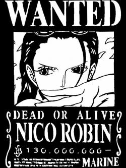 STL file nico robin wanted poster - one piece 💬・Model to