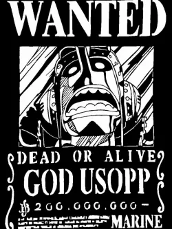 Wanted Poster Ussop