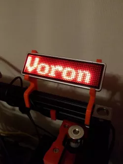 2020 Clip-holder for LED Name Tag / Matrix Display