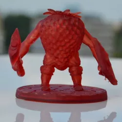 28mm Strawberry Knight v1 - "Strawbarian"
