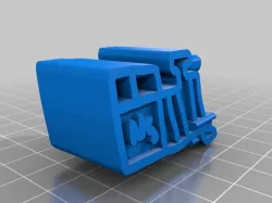 3D Hand-Drawn Train