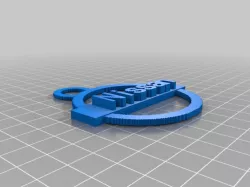 (3D Slash) keyring_20130411-23308-157su5l-0