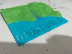 3D Topographical Map of Glenrock Australia.