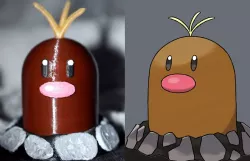 Alolan Diglett / アローラのディグダ / Taupiqueur d'Alola