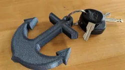 Anchor - nautical key float / buoy