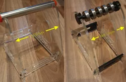 Anycubic i3 Mega narrow and frictionless Spool Holder Mod