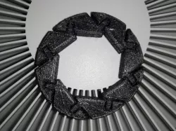 Articulated aperture science logo