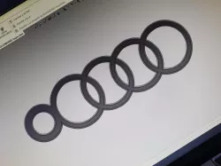 Audi llavero
