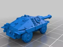 Battletech Hetzer wheeled tank