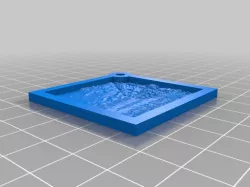 Beach Keychain Lithopane -2