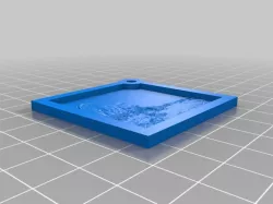 Beach Keychain Lithopane -