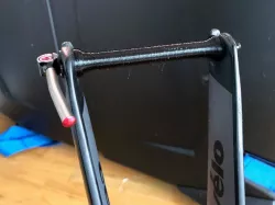 Bicycle frame/fork protector for quick release frames
