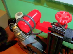 Bike lamp holder for Ender 3