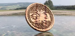 Celtic tree of Life drink-coaster (version 2)