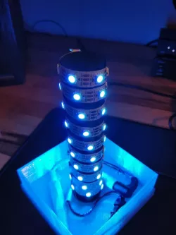 Crinkle Lamp Base