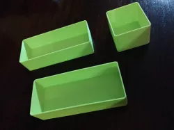 Customizable open storage box