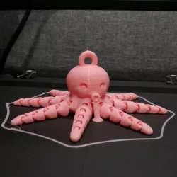 Cute Mini Octopus with ring (remix)