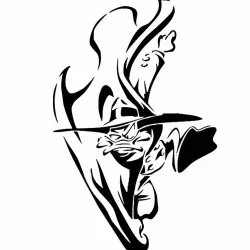 Darkwing Duck stencil