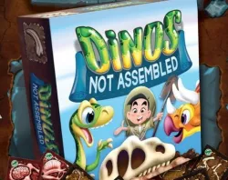 Dino Meeples from Dinos Not Assembled Game