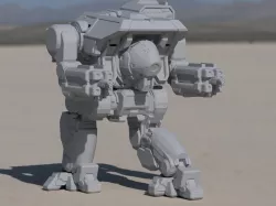 DWF-Prime Dire Wolf for Battletech