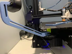 Ender 3 camera mount Logitech C270 solid bed mounts