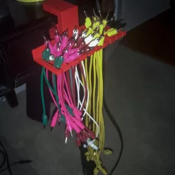 Eurorack Cable Holder with Clamp