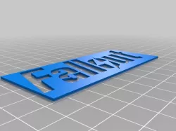 Fallout logo stencil