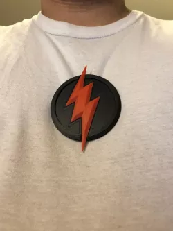Flash Bolt Magnetic Chest Logo