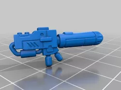Hazard suit plasma rifle