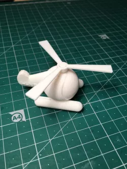 HENRY THE HELICOPTER - one piece print test