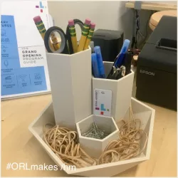 Hexagon Desk Organizer