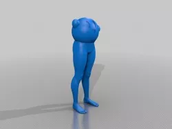 Kirby with legs and stand