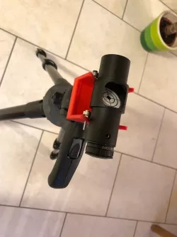 Laser collimator adjusting rig