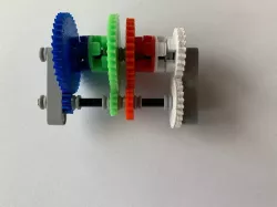 Lego Technic Demo 4 speed gearbox 