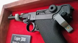 Luger P08 Stand, Name Plate and SS Logo